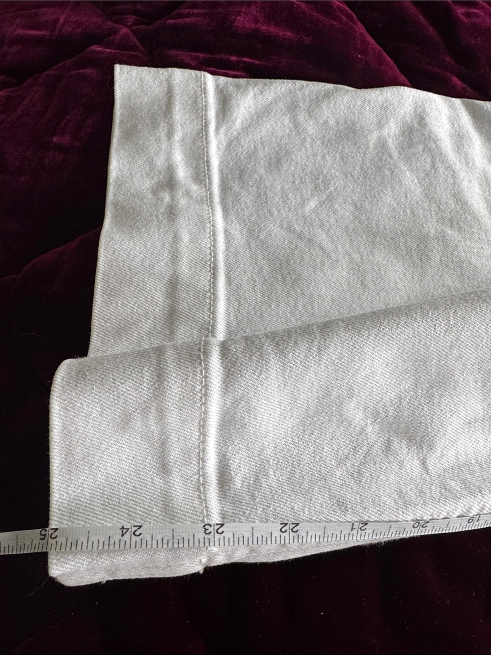 Collette White crop jeans by Maeve Size 29 High-Rise Wide leg - Picture 5 of 9